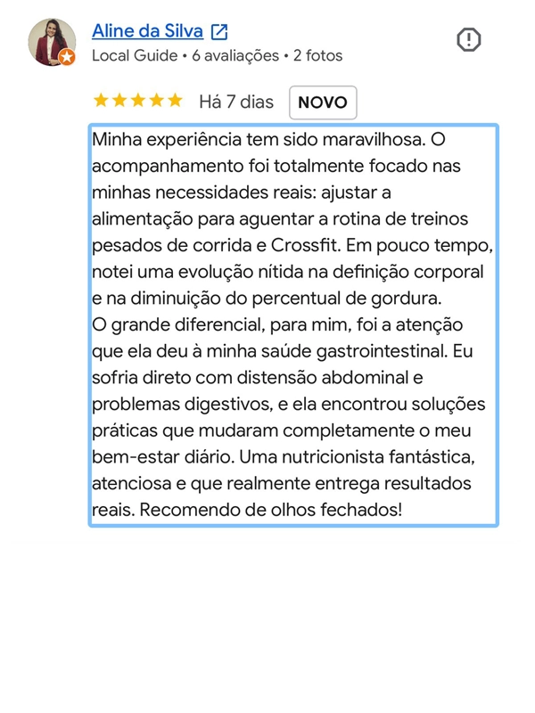 Depoimento de Aline da Silva